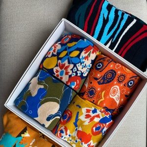 Pack of 6 men fun socks